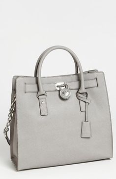 mk purse silver michael kors tote brown