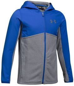 Under Armour Big Boys 8-18 Athletic Zip Hooded Shirt Hoodie Size L