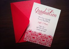graduation announcements templates feminine style design bow