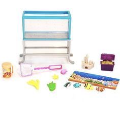 Mermaid Aquarium Fish Tank for American Girl Doll 18/" inch Accessories SET Fits