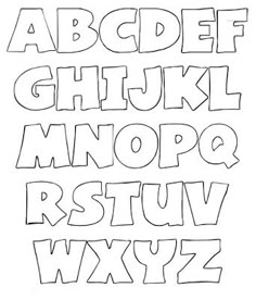 alphabet letter template