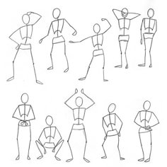 Drawing Stick Figures in Motion | Recent Photos The Commons Getty Collection Galleries World Map App ...