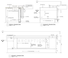 Desk Dimensions reception desk | dimensions | pinterest | reception desks, desks Desk Dimensions reception desk | dimensions | pinterest | reception desks, desks