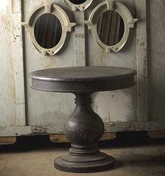 Foyer Table 17 Best Images On Pinterest Foyers Gl Top Antiqued Black Round Foyer Table Home Interior Design My House