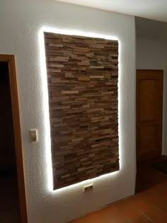 Backlight Furniture Design, Interior, Arredamento, Ceiling Design, Wooden Walls, Home Lighting, Interior Decorating, Wood Wall, Interieur