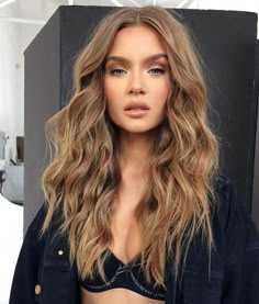 Hairstyle, Long Hair Styles, Blonde Hair, Ombre, Balayage, Dark Hair, Haar, Blond, Model Hair