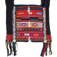 RaanPahMuang Thai Tribal Crafts Child Back Pack For Karen Tribe Fish Navy Blue RaanPahMuang Thai Tribal Crafts Child Back Pack For Karen Tribe Fish Navy Blue