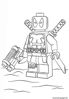 Lego Coloring Pages Deadpool Check More At Coloringareas 2935