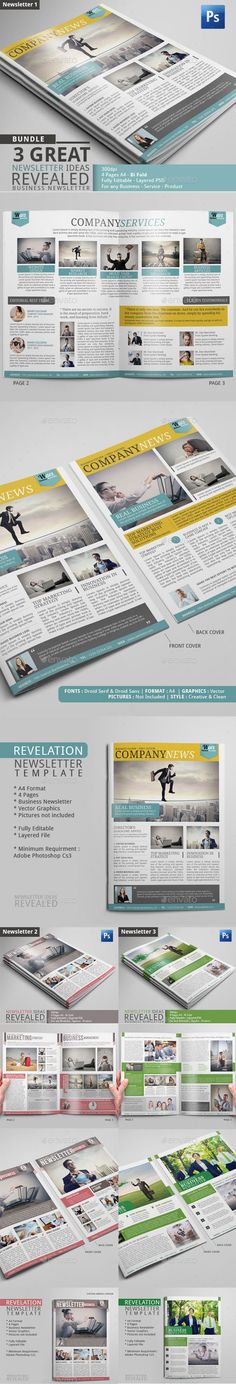 Company Newsletter Template Newsletter templates, Marketing - company newsletter Company Newsletter Template Newsletter templates, Marketing - company newsletter
