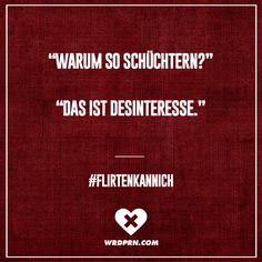 Flirten desinteresse