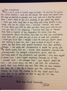 hes probably a jerk anyway and youre better off without him can writing a letter to an ex for closure