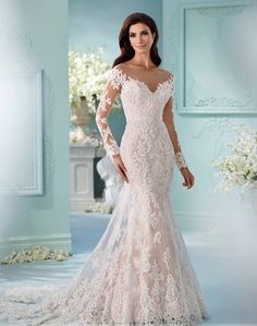 23 Best Designer Dresses 11 Images On Pinterest In 2018 Style Number 21713 Mermaid Wedding Dress With Sleeves Red Sleeve