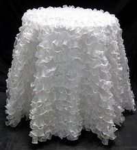 49 Best Tablecloths Images Table Top Covers Round Fancy White Tablecloth Google Search Ruffled Table Place Settings Cake