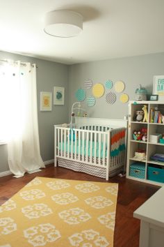 50 Best Nursery 2 Images Baby Boy Rooms Neutral Child Room Aqua Yellow And Gray Nursery Design Layout Baby Rooms
