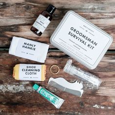 4-tlg Geschenkbox Grillmeister//Vatertag //Bier//Schnaps//Vatertag //Mann //Geburtstag