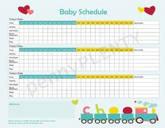daily baby schedules