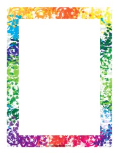 free border paper templates