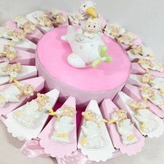 Torta da 20 fette + Centrale + 20 Orsetti + Confetti Rosa Sindy Bomboniere bomboniera Battesimo Nascita Primo Compleanno Orsetti Bambina Rosa a Torta Torta da 20 fette + Centrale + 20 Orsetti + Confetti Rosa Sindy Bomboniere bomboniera Battesimo Nascita Primo Compleanno Orsetti Bambina Rosa a Torta