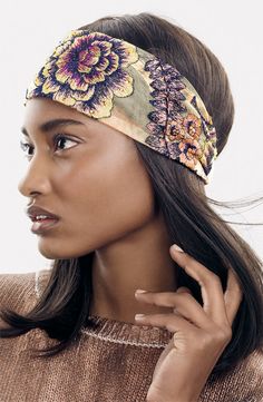 Benficial Women Vintage Flower Printed Elastic Head Wrap Twisted Cute Hair Accessories 2019 Summer