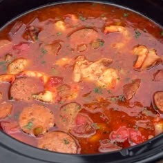 Slow Cooker Keto Gumbo is not only fast and easy to make, it's delicious! Simply throw all the ingredients - minus the shrimp - in a slow cooker, and in a few hours you have a filling meal! Slow Cooker Keto Gumbo is not only fast and easy to make, it's delicious! Simply throw all the ingredients - minus the shrimp - in a slow cooker, and in a few hours you have a filling meal!