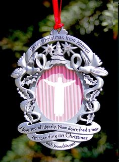 personalized merry christmas from heaven pewter photo ornament - Merry Christmas From Heaven Ornament personalized merry christmas from heaven pewter photo ornament - Merry Christmas From Heaven Ornament
