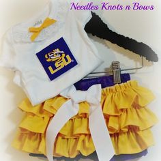 Broad Bay Pink LSU Apron Deluxe LSU Aprons Made in The USA