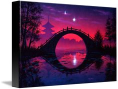 36 x 36 ArtWall 4 Piece Herb Dickinsons Mellow Morning Floater Framed Canvas Square Set