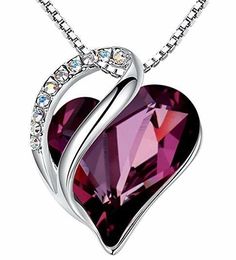 Silvertone Girl Birthstone February Floating Locket Charm