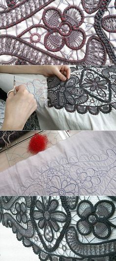 Russian Facebook page with many Romanian/Tape Lace patterns and tutorials including needle <strong>румынское шнурковое кружево книги</strong> lace fill-in instructions