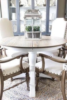 Dining Table Makeover Whitewash Table Top And White Chalk Paint Extraordinary Oak Dining Room Furniture Decorating Inspiration Dining Table Makeover Whitewash Table Top And White Chalk Paint Endearing Oak Dining Room Furniture Decorating Inspiration