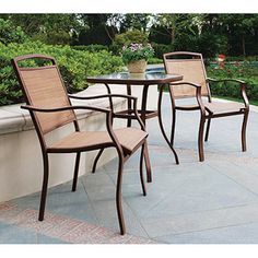 127 Best Bistro Patio Sets Images On Pinterest Set Mainstays Sand Dune 3 Piece Outdoor Bistro Set Seats 2 I Want This