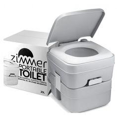 Green LAZYMOON Portable Toliet 5 Gallon 20L Outdoor Camping Toilet Potty