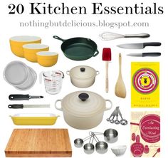 Essential Equipment And Supplies For The First College Apartment 20 Things That Every Good Cook Should Have In His Or Her Kitchen