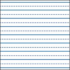 kindergarten writing paper template