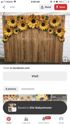 11 Inch CVHOMEDECO Burgundy Plate Only Sunflower Shape Plate Country Vintage Display Wooden Plate Home and Office D/écor Art