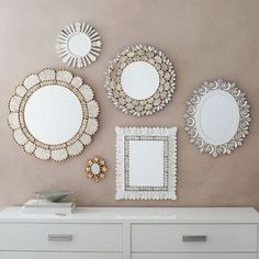 Mirrors Make A Wall Stand Out So Well Love This Gallery Design Mirrors