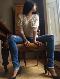 Tiffany rayne pantyhose pov Girls in ripped jeans strip
