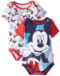 Wheat Baby Boys Body Sleeveless Mickey Bodysuit
