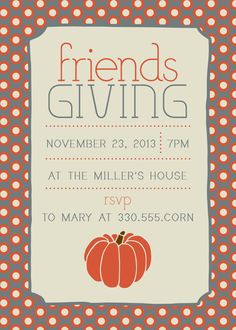 friendsgiving invite