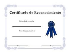 diplomas de reconocimiento para imprimir