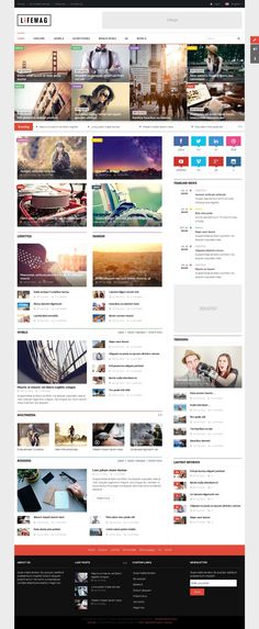 23 Best Joomla Themes Images Templates Sj Lifemag Responsive Joomla News Magazine Template