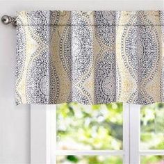 2pc Aqua 2pc Blackout Curtains Floral Rod Pocket Kitchen Curtain Set Short Window Treatment Multi Color Valance Tiers 36 Length Paisley Printed Decor Bathroom