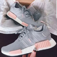 Women Adidas NMD R1 PK Salmon Pink Onix Glitch Camo Women