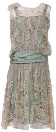 1920 S Clapet Era Summer Robe Motif Downton Gatsby Miss Fisher Buste 32-44