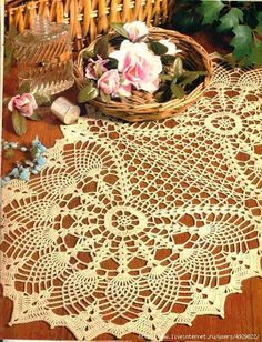 Doily diagram is VERY clear, instructions are in English though the site is Chinese! Go figure. Beautiful design.