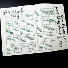11 best bullet journal gratitude logs images on pinterest bullet