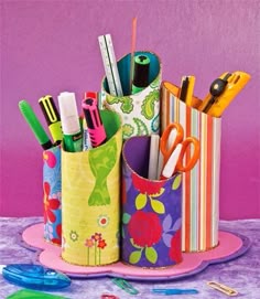 20 Ideas De Artesanías De Tubo De Cartón Manualidades Manualidades Recicladas Manualidades Fáciles