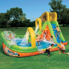 Tobogán Inflable Con Piscina Juguetes De Los Niños Divertido Tobogán Inflable Con Piscina Juguetes De Los Niños Divertido