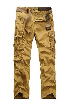 Beloved Mens Cotton Military Cargo Pant Work Combat Trousers