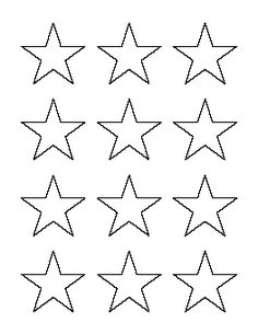 printable star template